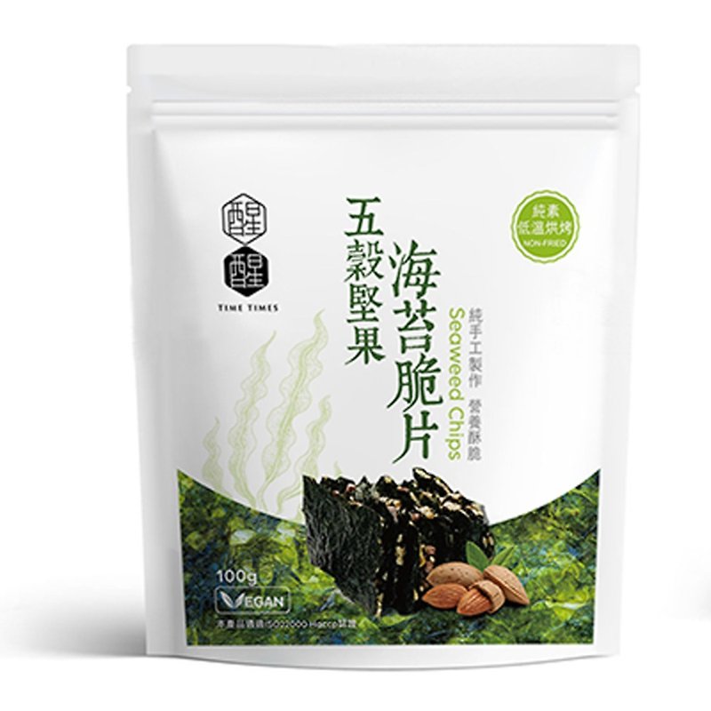 New product [Five-Grain Nuts Seaweed Crisp Chips] - Snacks - Plants & Flowers Green
