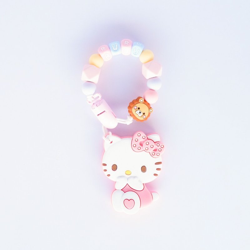 RURU 獅子 凱蒂貓固齒器 / 客製化奶嘴鏈 - 嬰幼兒玩具/毛公仔 - 其他材質 多色