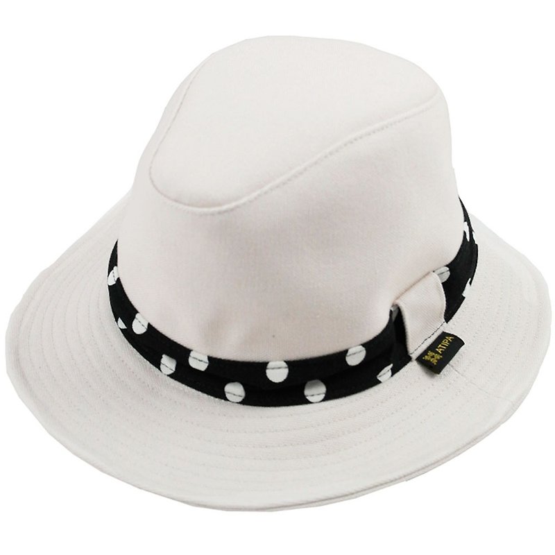 ATIPA Panapolka 象牙色 - 帽子 - 其他材質 白色