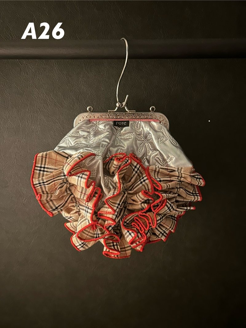 gamapara - 側背包/斜背包 - 尼龍 銀色