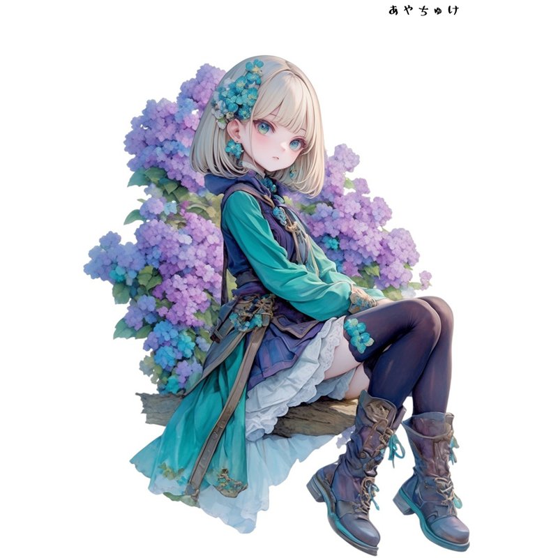 【6月中旬新作】07-096-0087 コラージュステッカー - 貼紙 - 紙 