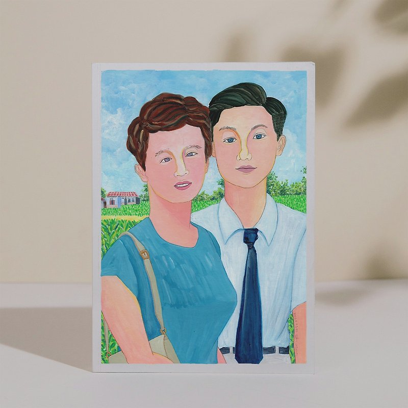 Mother's Day Customized Gift-Portrait of Mother - ภาพวาดบุคคล - กระดาษ 