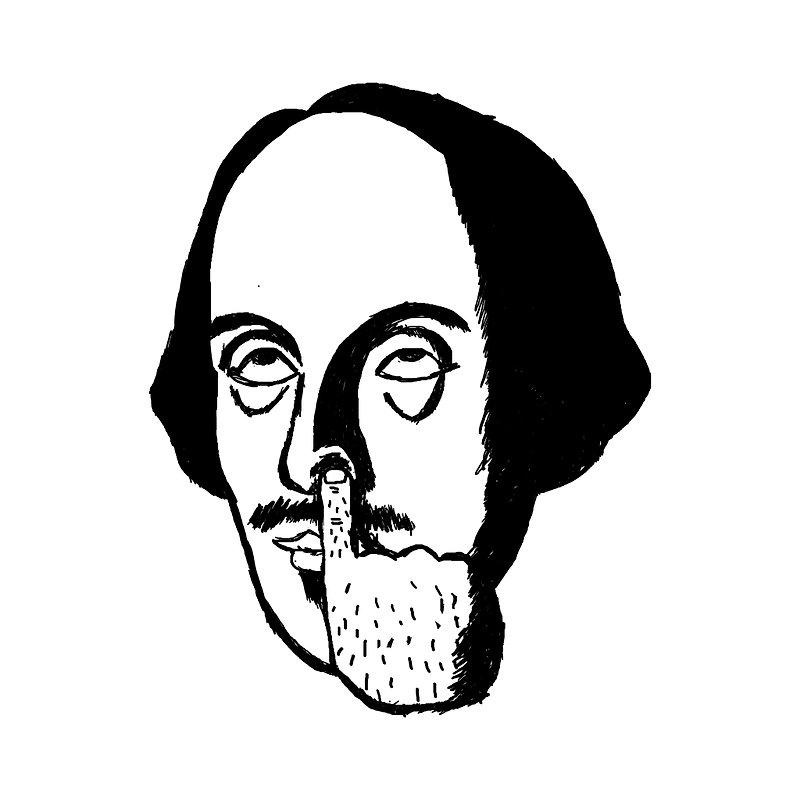 Mr. Shakespeare does not have a square rubber stamp - ตราปั๊ม/สแตมป์/หมึก - ไม้ 