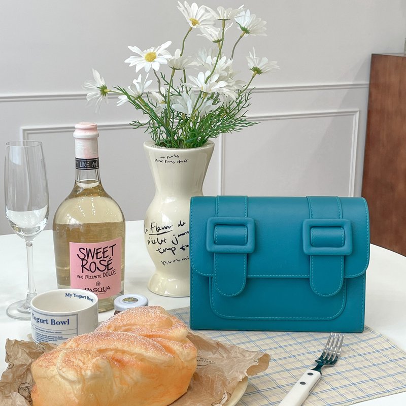 MERIMIES Crossbody Bag | Turquoise - กระเป๋าแมสเซนเจอร์ - หนังเทียม สีเขียว