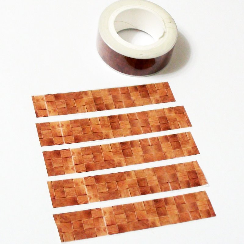 Masking Tape Wood Tiles - มาสกิ้งเทป - กระดาษ 