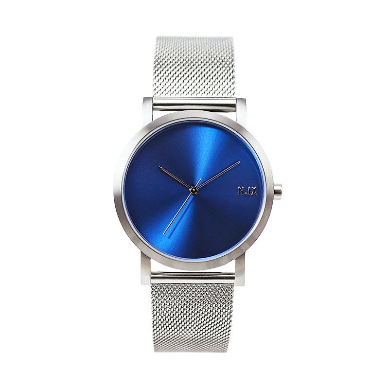 Minimal Watches: Metal Project Vol.02 - Bluesilver Mesh. - Women's Watches - Other Metals Blue