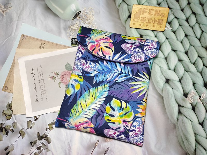 Color Inkjet Series-Summer Tianye Anti-water Repellent Oxford Cloth Storage Bag-7.8-inch E-book Protective Case - เคสแท็บเล็ต - ผ้าฝ้าย/ผ้าลินิน 
