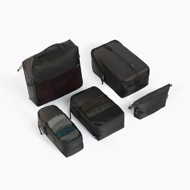 NextPacker 超輕雙層旅行收納袋G5套裝 用於全類型旅行 UL系列 - 行李箱/旅行袋 - 尼龍 黑色