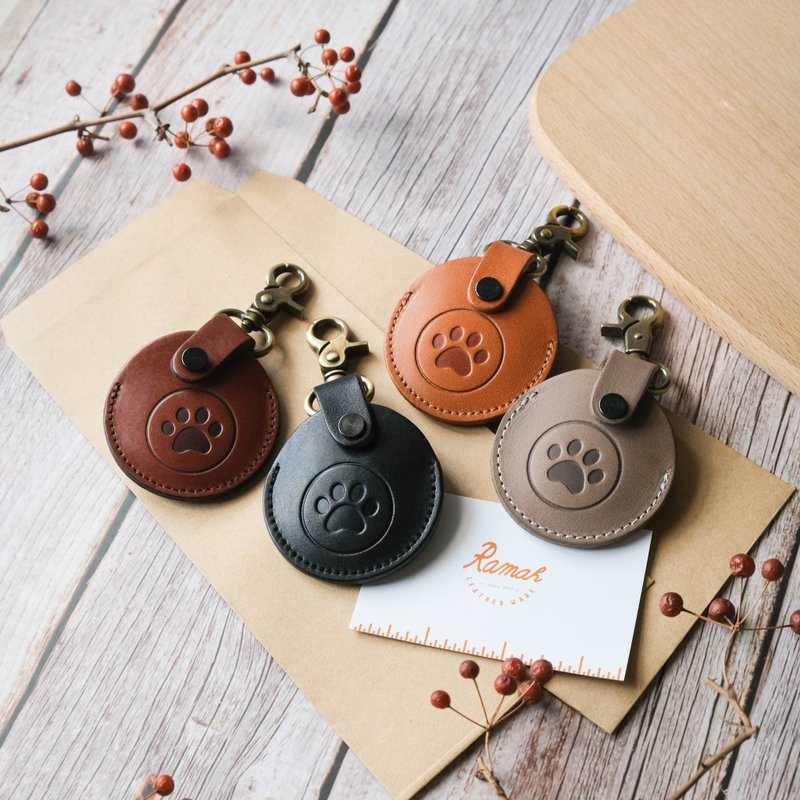 【Pet Footprints】Electric Car Key Holster Gogoro / Ec-05 / Ai-3 / Ur1 - ที่ห้อยกุญแจ - หนังแท้ หลากหลายสี