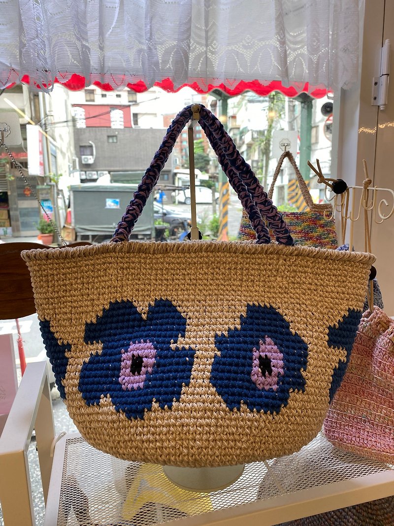 In stock a unique flower tote bag - Handbags & Totes - Cotton & Hemp 