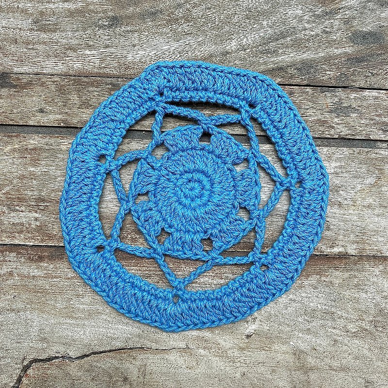 Little Witch's Magic Circle/Coaster/Handmade/Knitting/Storage Mat/Insulation Mat/Tarot Props/Multicolor - Coasters - Cotton & Hemp Multicolor