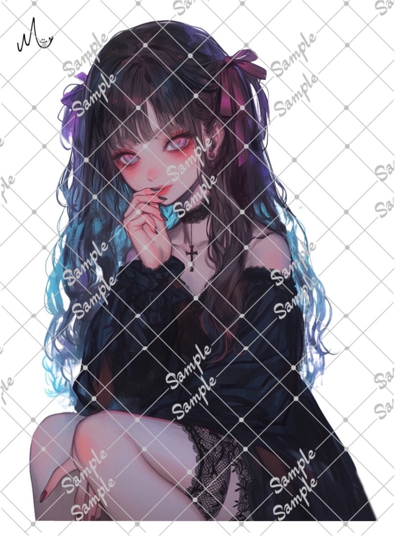 オリジナル人物ステッカー - 貼紙 - 紙 