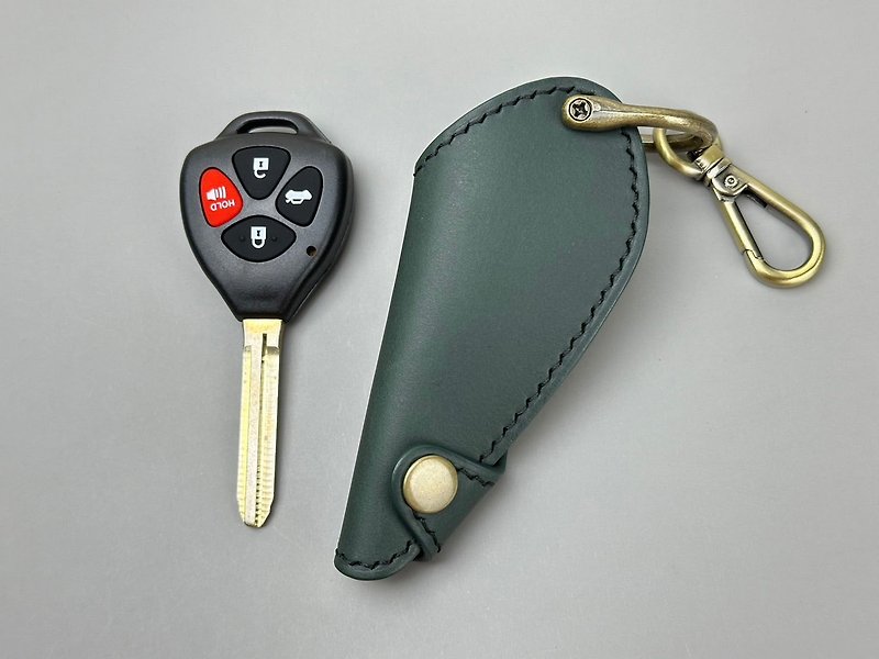 Toyota key leather case vegetable tanned leather - ที่ห้อยกุญแจ - หนังแท้ 
