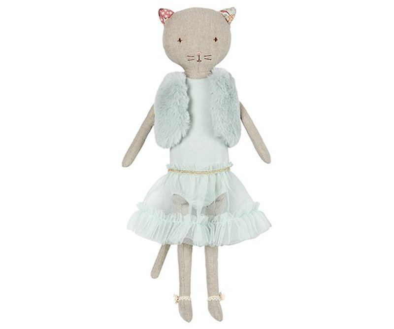 Good friends series - mint ballet clothes and fur coat - Kids' Toys - Cotton & Hemp 