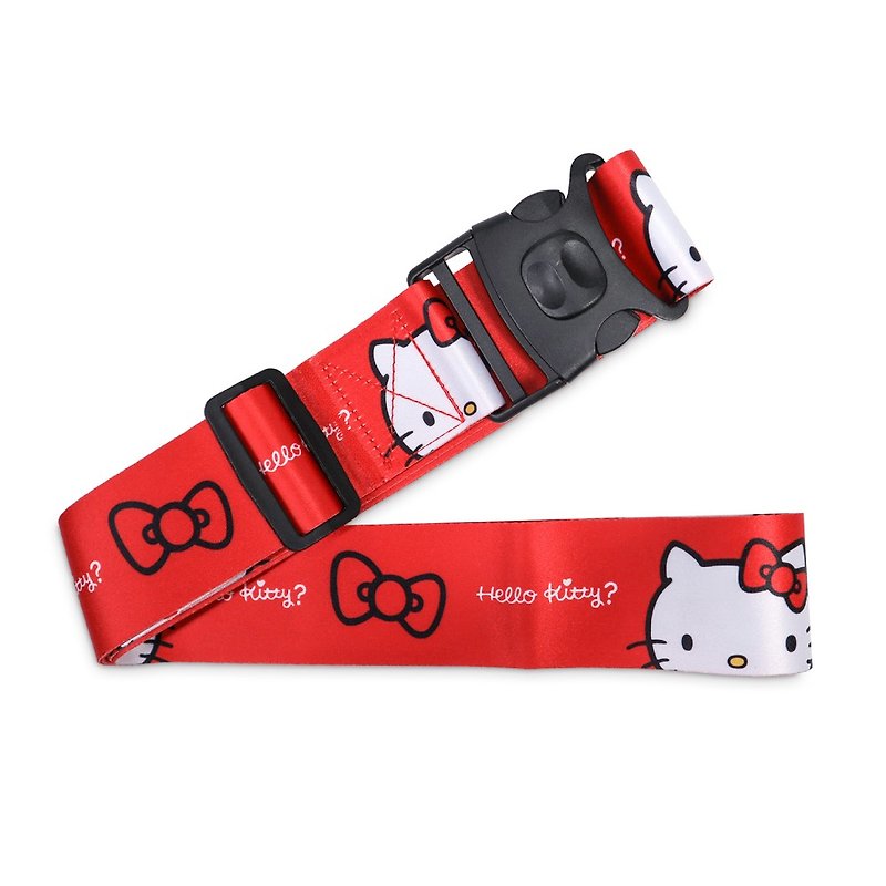 murmur luggage straps | hello kitty red | luggage straps | luggage identification - กระเป๋าเดินทาง/ผ้าคลุม - เส้นใยสังเคราะห์ สีแดง