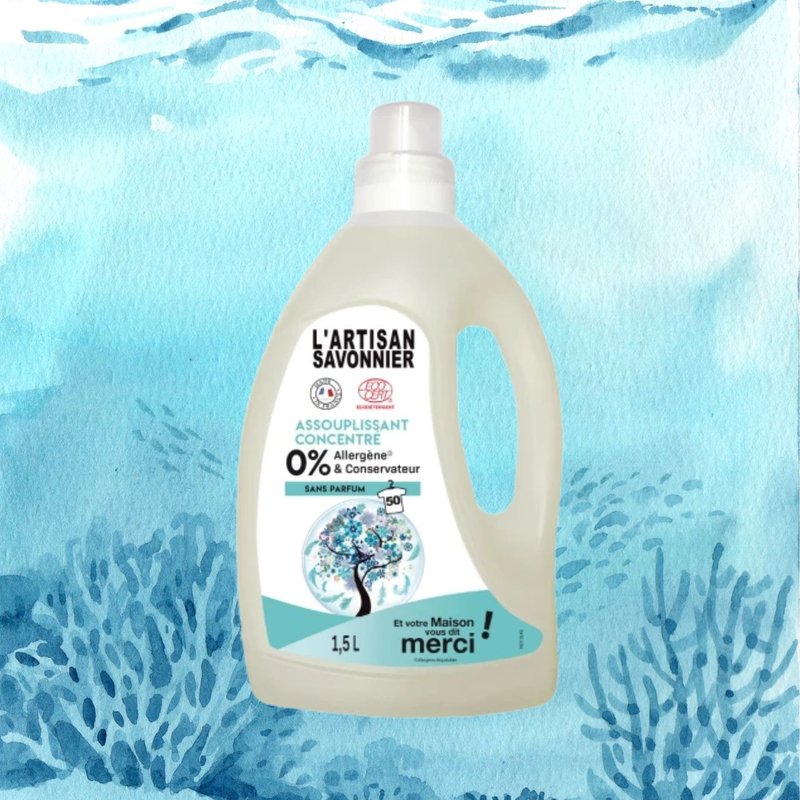 L'Artisan Savonnier 濃縮衣物柔軟精(低敏) 1.5L - 洗衣精/衣物清潔 - 濃縮/萃取物 黃色