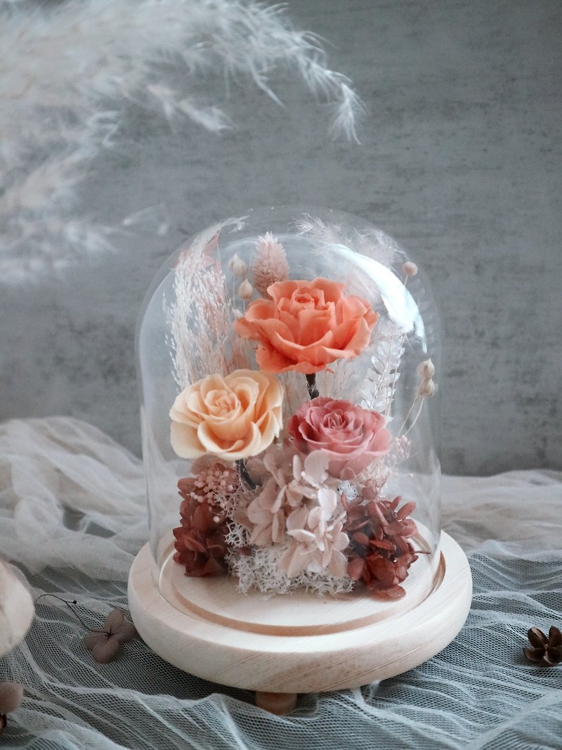 Preserved Flower Glass Cover - Summer Breeze - Dried Flowers & Bouquets - Glass 