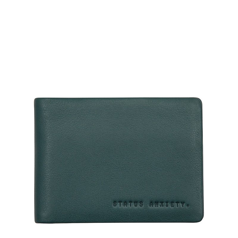 JONAH Short Clip_Teal / Blue Green - Wallets - Genuine Leather Green