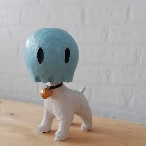 neoarts27 Little dog (Blue skull)