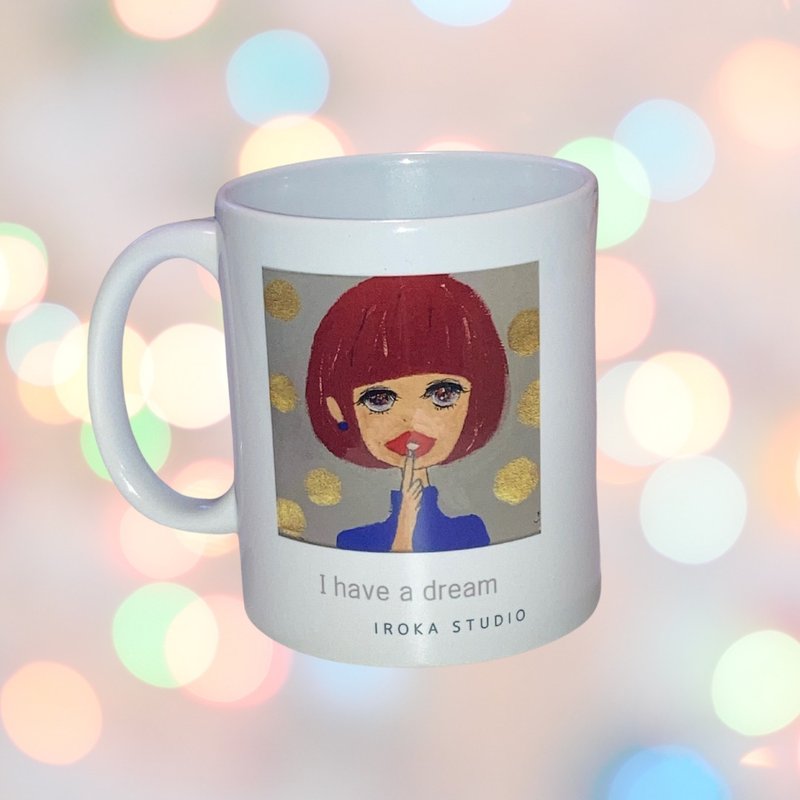 Anonechan 馬克杯 11 盎司 - 咖啡杯/馬克杯 - 陶 紅色