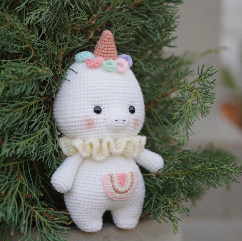 Digital Download - PDF | Crochet amigurumi pattern unicorn - Logo 設計/圖案設計 - 其他材質 