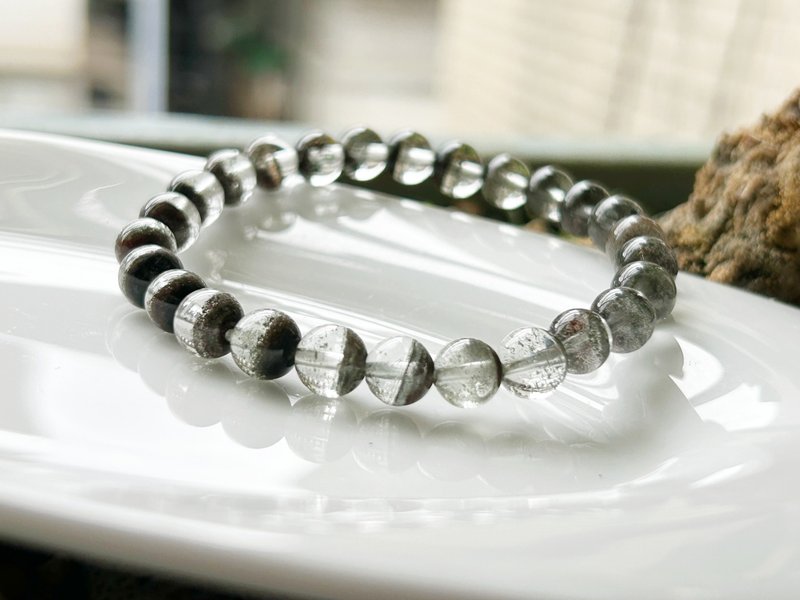 半盆綠幽靈7-7.5mm 聚寶盆 晶體乾淨 招財 正財 事業 業務 業績up - 手鍊/手環 - 水晶 綠色