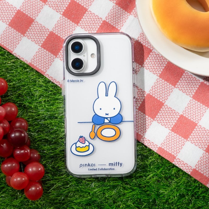 【Pinkoi x miffy70週年】Clear透明防摔手機殼-午茶時光 - 手機殼/手機套 - 塑膠 透明