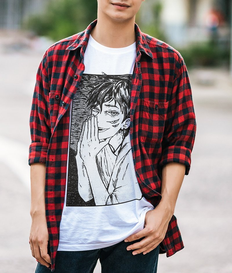 Anime Demon Boy 100% Cotton Unisex T-Shirt