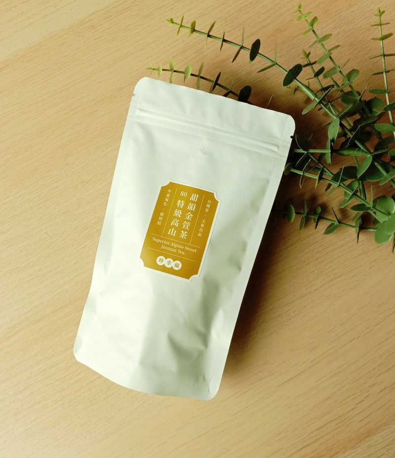 【經濟包】特級高山甜韻金萱茶_15入立體茶包 融合白茶甜工藝的茶 - 茶葉/茶包/水果茶 - 植物．花 金色