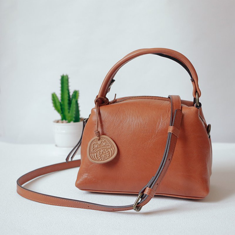 Sale Cowhide Shoulder Bag Crossbody 2-Way Mini Bag - กระเป๋าแมสเซนเจอร์ - หนังแท้ หลากหลายสี