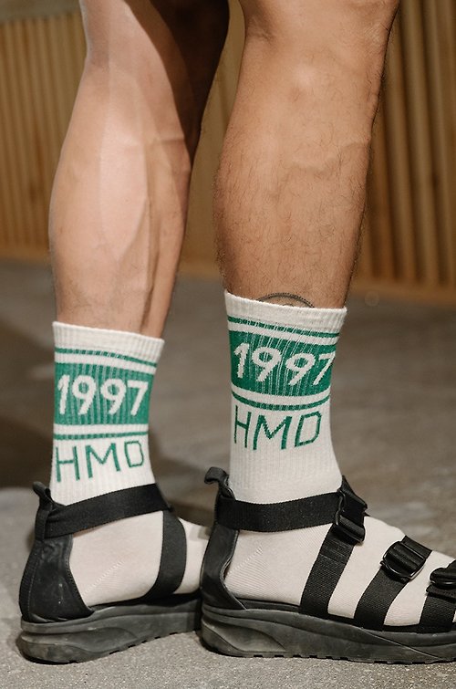 1997デジタルスポーツソックス男性と女性の綿の靴下アメリカンストリートレトロスタイルのチューブソックスカップルモデル - ショップ Hello  Monday ソックス - Pinkoi