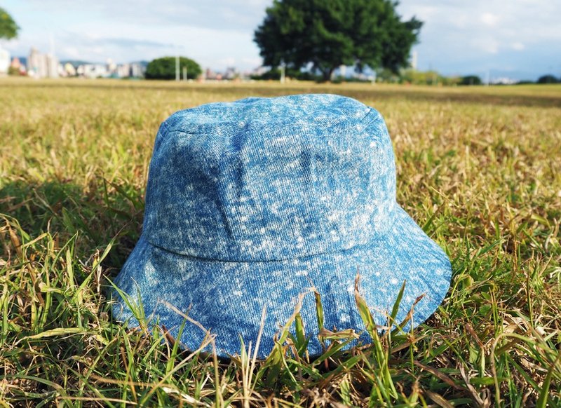 2is HT13LM Traveler Bucket hat Blue Color - Hats & Caps - Cotton & Hemp Blue