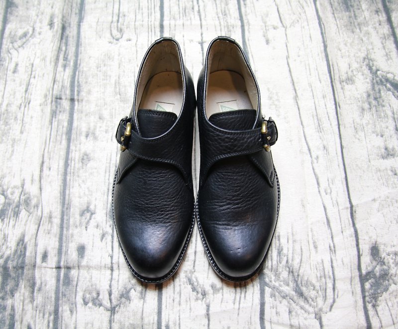 Back to Green:: 中筒孟克鞋  MADE IN ITALY  vintage shoes - 女款休閒鞋 - 真皮 