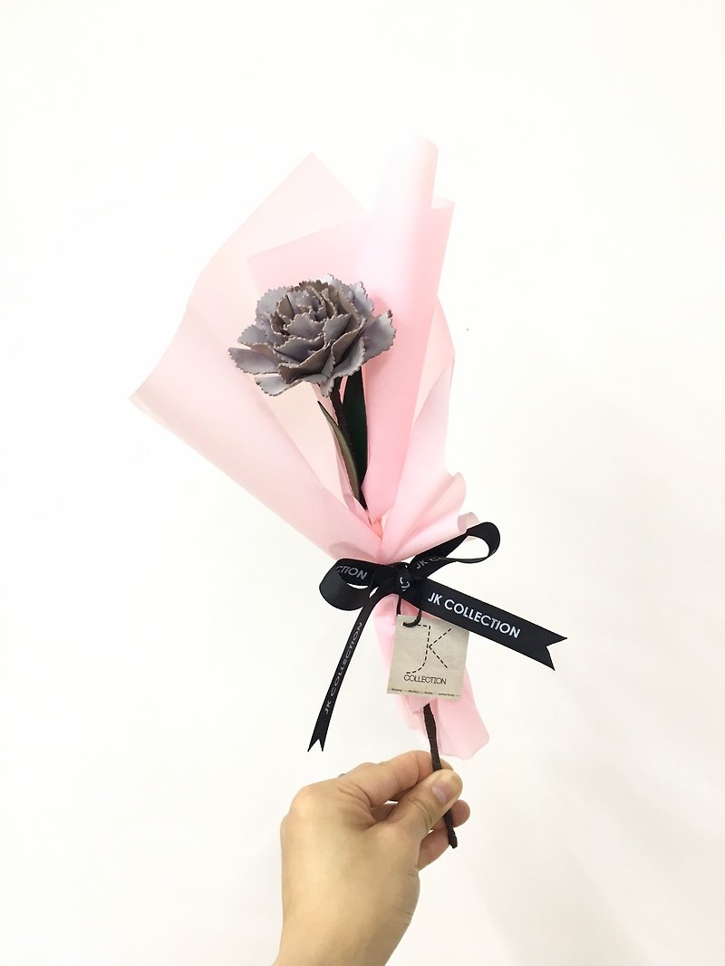 Leather Carnation Bouquet  - Items for Display - Genuine Leather Multicolor