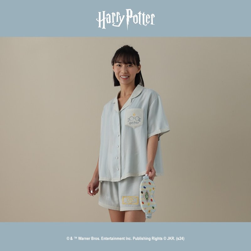 哈利波特 短袖睡衣套裝 縲縈 睡衣 居家服 - 居家服/睡衣 - 其他人造纖維 