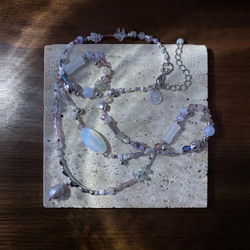 Atelier Pluton實驗序號 | PL279 - 項鍊 - 珍珠 紫色