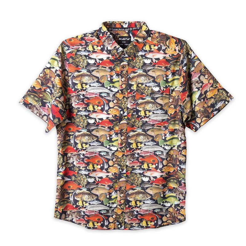 【西雅圖 KAVU】River Wrangler 經典休閒印花襯衫 釣魚線 #5093 - 男襯衫/休閒襯衫 - 其他人造纖維 多色