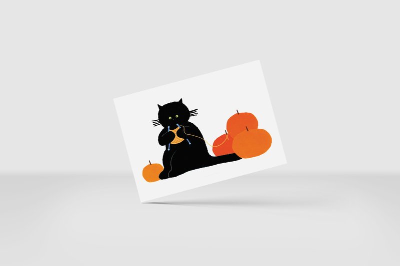 Woolly Cat card (A5/A6) - Cards & Postcards - Paper 