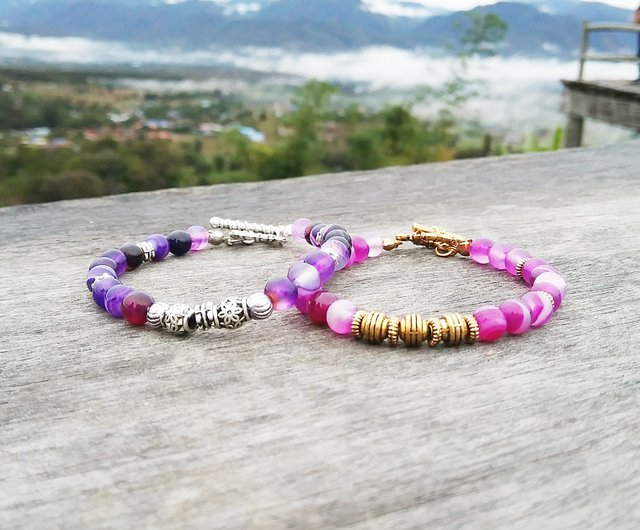 ダークナイトドリーム-スカーレットラブカップルメンズブレスレット