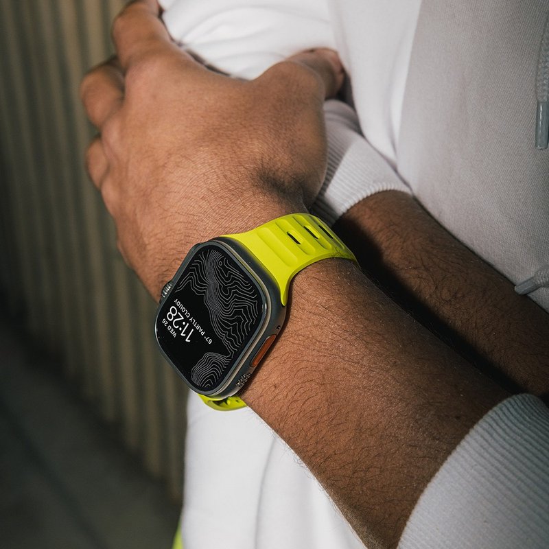 【美國NOMAD】Apple Watch專用運動風FKM橡膠錶帶-49/45/44/42mm - 錶帶 - 橡膠 多色