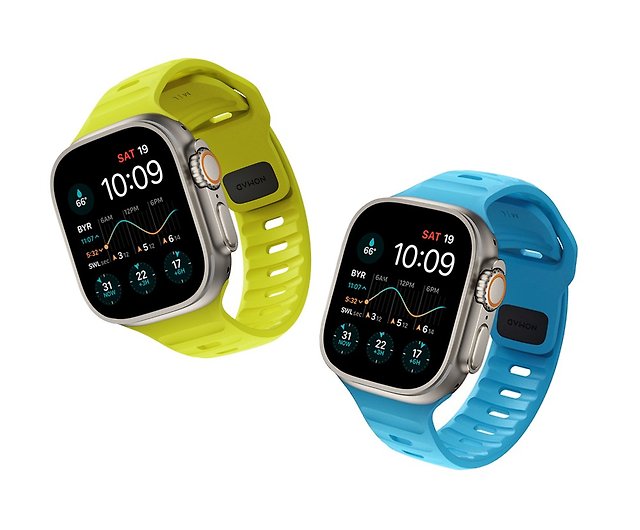 US NOMAD] Sporty FKM Rubber Strap for Apple Watch-49/45/44/42mm