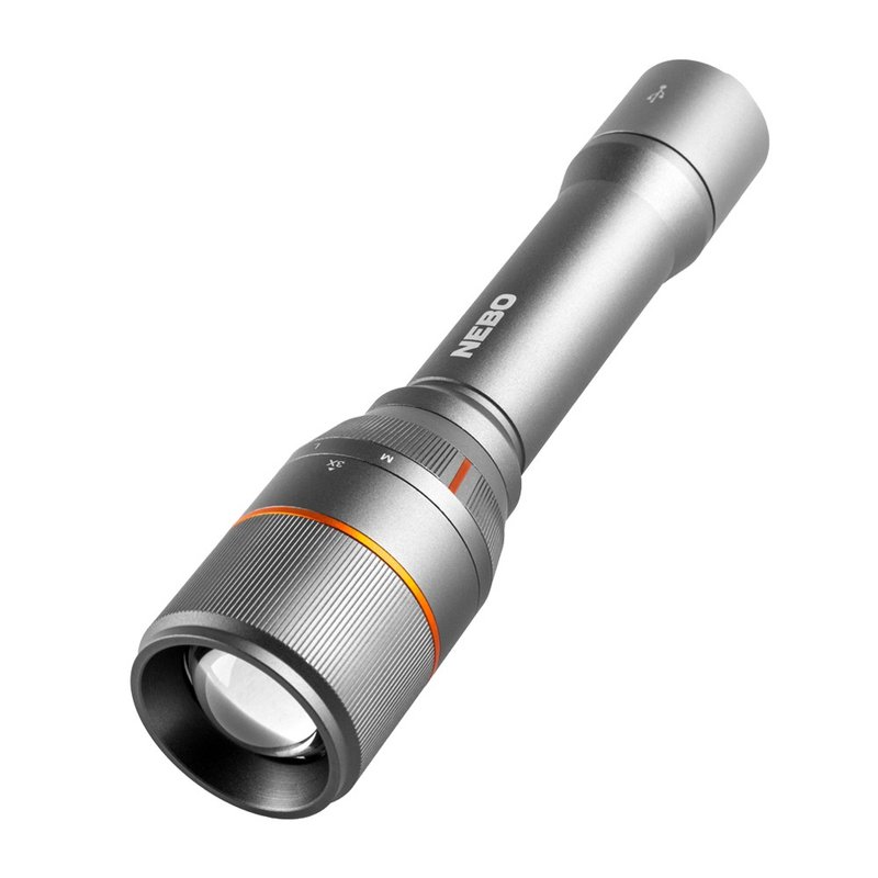 【NEBO】達文西 切換型手電筒-USB充電 3500流明 IP67 - 露營用品 - 其他金屬 黑色