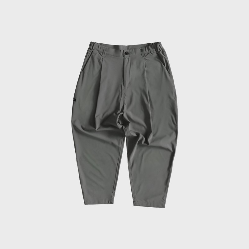 DYCTEAM - Functional Loose cropped pants (gray green) - 男長褲/休閒褲 - 其他材質 綠色