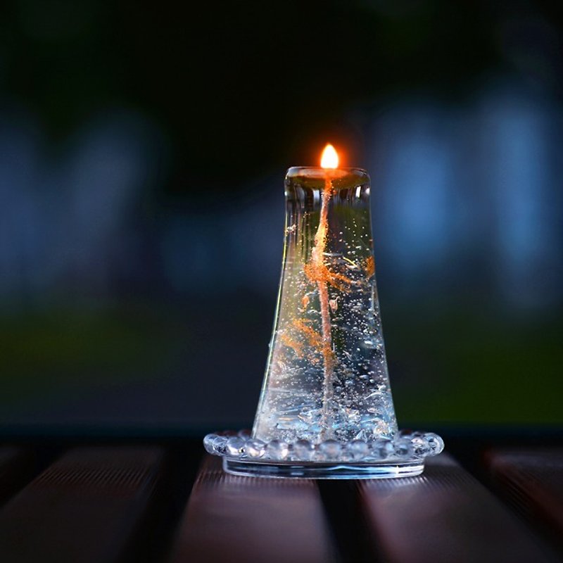 Purupuru tree candle - เทียน/เชิงเทียน - วัสดุอื่นๆ สีน้ำเงิน