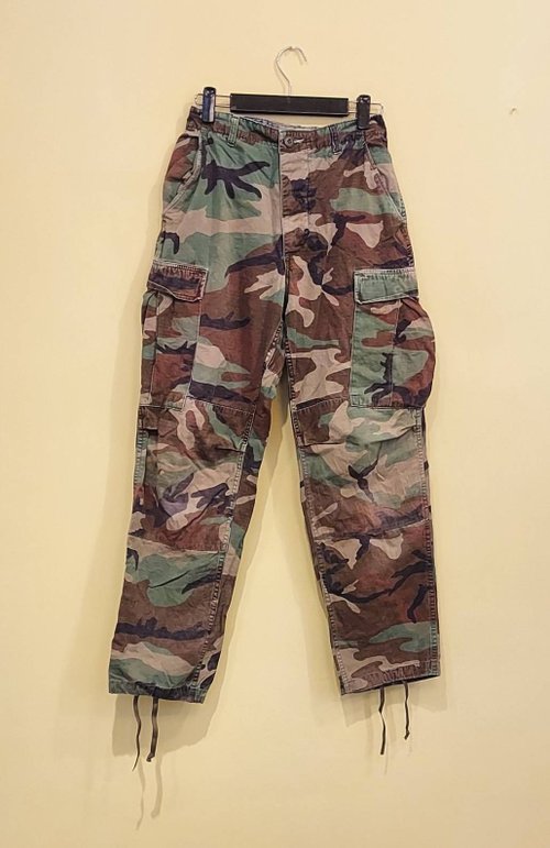 昨日好物 • yesterday nicethings 美軍公發BDU 抗撕裂迷彩野戰軍用長褲D款 美國製 老品完整乾淨