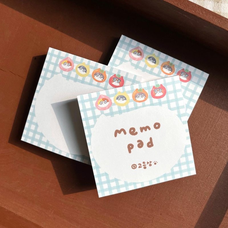 Godongsang l Memo Pad - With Summer - 便條紙/便利貼 - 紙 藍色