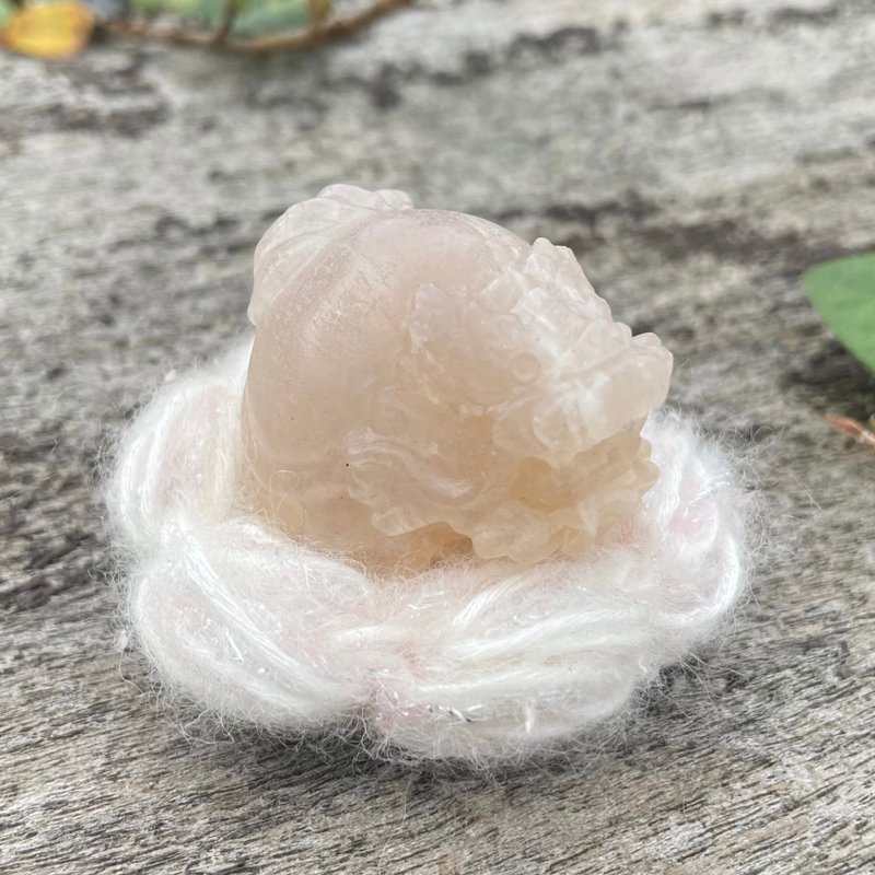 藍月光小龍龜附手工礦墊 - 擺飾/家飾品 - 半寶石 