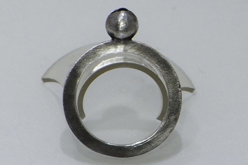 stare ball ring_5 (s_m-R.38) 銀玻戒指指环眼睛目jewelry sterling