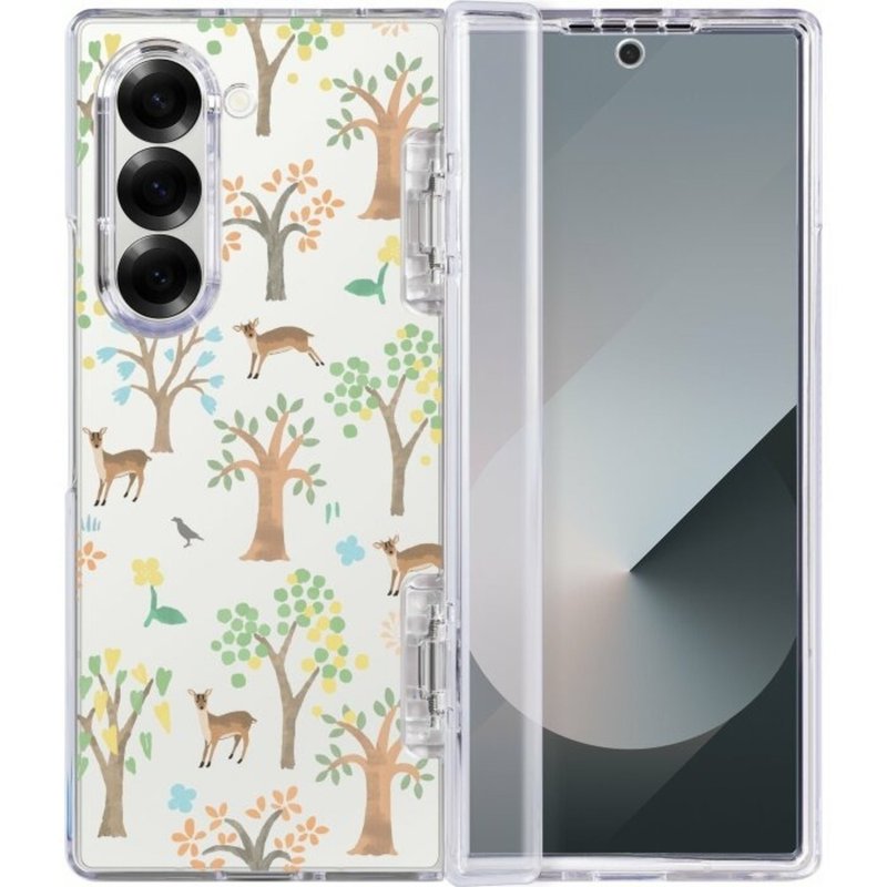【預購】三星手機殼/Samsung Galaxy Z Fold6/山羌之森/白晝 - 手機殼/手機套 - 其他材質 白色