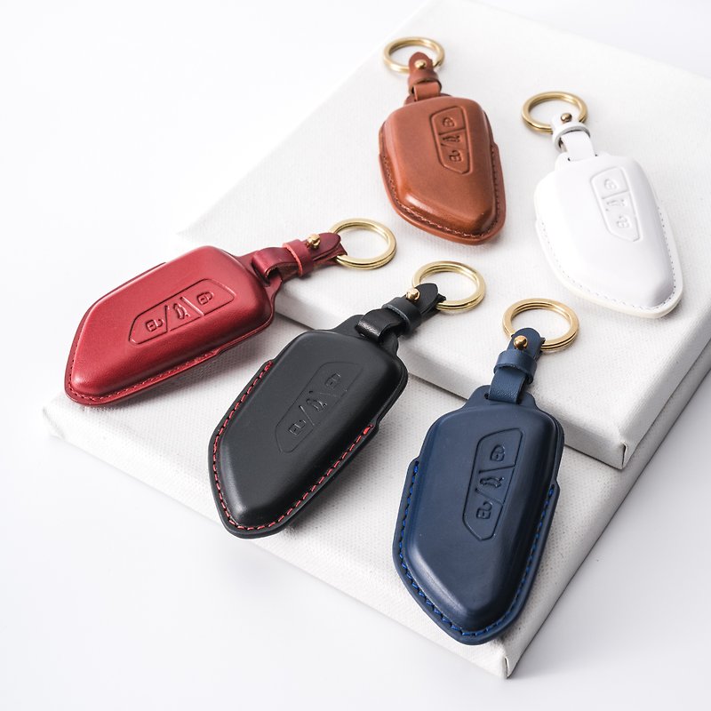 Skoda Skoda Superb octavia Kodiaq Kamiq octavia car key - Keychains - Genuine Leather 